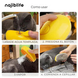 CEPILLO VAPORIZADOR PARA MASCOTAS - PET STEAMER BRUSH™